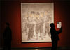 2019年11月19日，南京江苏美术馆，百件当代中国画精品题材丰富，富有时代气息且艺术精湛。