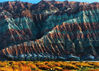 2004年10月24日：天山支脉克孜利亚山中的一条峡谷。维语中，“克孜利亚”为“红色的山崖”之意。李凤娥/视觉中国