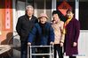 Photo taken on Dec. 5, 2019 shows the survivor of the Nanjing Massacre Wu Jiying posing for a photo with her son Zhang Aihua, her daughters Zhang Yuezhen and Zhang Suqin at home. This year marks the 82nd anniversary of the Nanjing Massacre, in which more than 300,000 Chinese were killed by the Japanese invaders who occupied Nanjing on Dec. 13, 1937, marking the start of six weeks of destruction, pillage, rape and slaughter in the city. By Dec. 12, 2019, the number of registered survivors of the massacre has decreased to 78. Reporters from Xinhua spent many years to look for the survivors of Nanjing Massacre and record their current lives. (Xinhua/Ji Chunpeng)