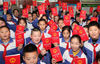 2018年12月3日，北京市怀柔区第五小学开展“走进宪法做守法小公民活动，迎接第五个国家宪法日。卜向东/千龙图像/视觉中国