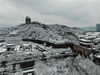 2019年2月9日，农历正月初五，南京迎来大雪天气，城市银装素裹风景如画。阅江楼与天妃宫。