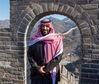 2019年2月21日，北京，沙特王储穆罕默德·本·萨勒曼访华首日，游览了八达岭长城。