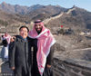 2019年2月21日，北京，沙特王储穆罕默德·本·萨勒曼访华首日，游览了八达岭长城。
