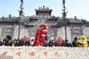 2019年2月5日，安徽省亳州市花戏楼景区开展“游景区•赏民俗•吃枣花馍”活动，1500多个枣花馍排成6米多长的阵容，供游客观赏和品尝，让广大游客在亲身体验中欢欢喜喜过大年。