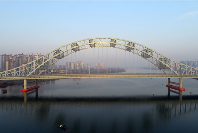 湖北襄阳：特大桥六两河大桥即将通车