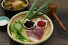 2019年3月7日，安徽芜湖，香枫槌肉汤原料展示。