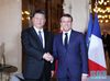 3月24日，国家主席习近平在尼斯会见法国总统马克龙。 新华社记者鞠鹏摄