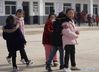 Pupils are seen during the class break at Wangshang Primary School in Chenjiagang Township of Xiangshui County, Yancheng, east China's Jiangsu Province, March 25, 2019. All 10 schools temporarily closed after a chemical plant blast in east China's Jiangsu Province have been repaired and reopened on Monday. Doors and windows in the 10 primary and middle schools were shattered by the powerful explosion on Thursday, with over 100 students suffering minor injuries caused by broken glass, the local education authorities said. Students were immediately taken to safety, and the injured were treated at nearby hospitals, said Gong Yansen, deputy head of the education bureau of Xiangshui County, where the plant is located. (Xinhua/Ji Chunpeng)
