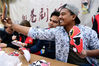 International students from Jiangsu University of Science and Technology visit a theater in Yangjiamen community in Zhenjiang City, Jiangsu Province, March 24, 2019.
The students learned about drama masks and performances in the tour to deepen their knowledge of Chinese opera and culture ahead of the World Theatre Day, celebrated on March 27.