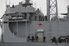 2019年4月21日，澳大利亚皇家海军阿德莱德级导弹护卫舰“墨尔本”号(FFG 05)抵达青岛港口，迎接中国人民解放军海军成立70周年。