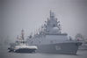 2019年4月21日，俄罗斯“戈尔什科夫海军上将”号护卫舰抵达青岛，将参加中国海军70周年阅舰式。