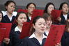 2019年4月22日，河南省温县祥云镇村小学老师在诵读经典。