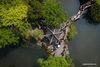 Aerial photo taken on April 17, 2019 shows the scenery of Humble Administrator's Garden in Suzhou, east China's Jiangsu Province. Suzhou is home to dozens of famous classical gardens that have inventive and exquisite design and oriental aesthetics. Nowadays more than 60 of them are still in existence, among which the Humble Administrator's Garden, Lingering Garden and the Lion Grove Garden are on the UNESCO's World Heritage List. (Xinhua/Li Xiang)