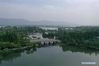 Aerial photo taken on May 19, 2019 shows the scenery of the Shanghu scenic area in Changshu City, east China's Jiangsu Province. (Xinhua/Ji Chunpeng)