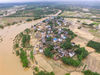 2019年6月10日，广西桂林全州县全州镇赵家村。连日来，广西连降大暴雨、特大暴雨，导致柳州、桂林、河池等多地受灾。（无人机航拍）