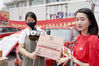2019年6月18日，辽宁盘锦，天猫方面表示，郑同学捐赠的东北三省一个月天猫超市盒子的广告位，将用于发布信息，让公众获知寻找走失儿童的方法，帮助走失儿童早日回家。