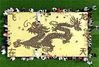 2019年6月6日，端午节将至，河南洛阳，栾川老君山，由上万枚手工包制的槲包绘成“飞龙在天”亮相。