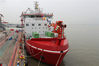 2019年7月11日，上海，中国第一艘自主建造的极地科考破冰船“雪龙2”号在上海正式交付，即将开启南极首航。