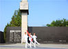 2019年8月15日，南京，侵华日军南京大屠杀遇难同胞纪念馆举行升国旗仪式，撞响和平大钟，纪念“8·15”日本宣布无条件投降74周年纪念日。
