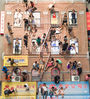 2019年8月17日，北京，市民正在参观艺术家为此次展览创作的新作品《建筑》，市民通过镜面反射可以看到电影般的特效画面，该作品灵感来自于唐人街的经典招牌和防火外墙。麦田/视觉中国 编辑/康娜
