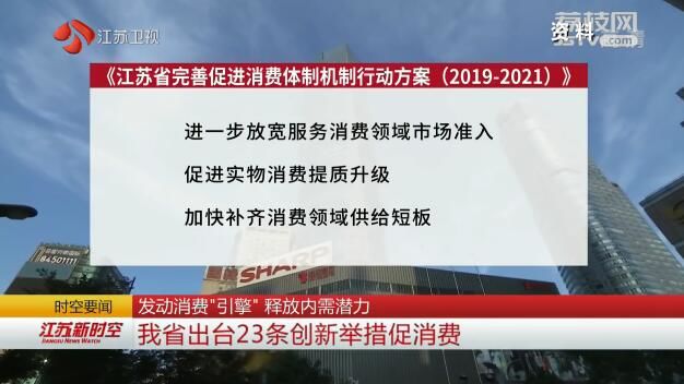 发动消费“引擎” 释放内需潜力 江苏出台23条创新举措促消费