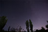 
2019年8月3日凌晨，新疆巴音郭楞蒙古自治州库尔勒市，摩羯座α流星雨亮相天宇。