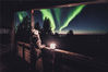 当地时间2019年9月27日，芬兰伊瓦洛，当地上空出现唯美北极光。