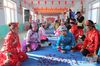 1月17日，在沈阳市沈北新区兴隆台街道四龙湾村，锡伯族村民进行“欻嘎拉哈”比赛。 新华社记者 杨青 摄