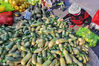 2020年10月21日，在大连市甘井子区泉水居住区，市民在采购过冬的秋菜。