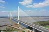 2020年10月8日，江苏南京，国庆假期间，南京长江第五大桥主桥荷载试验顺利完成，标志着南京长江第五大桥建设又取得了阶段性胜利。