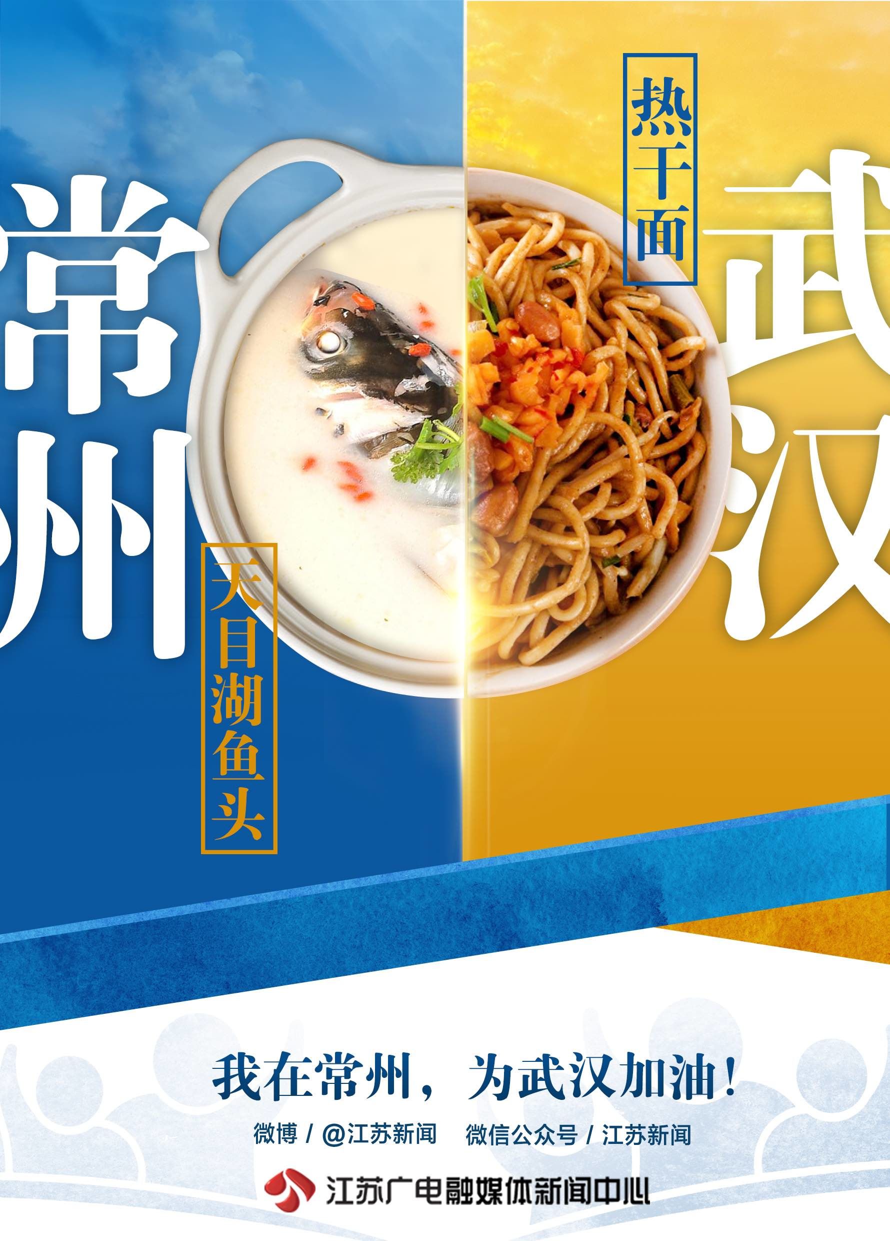江苏美食为武汉加油！熟悉的味道，美好的祝福！