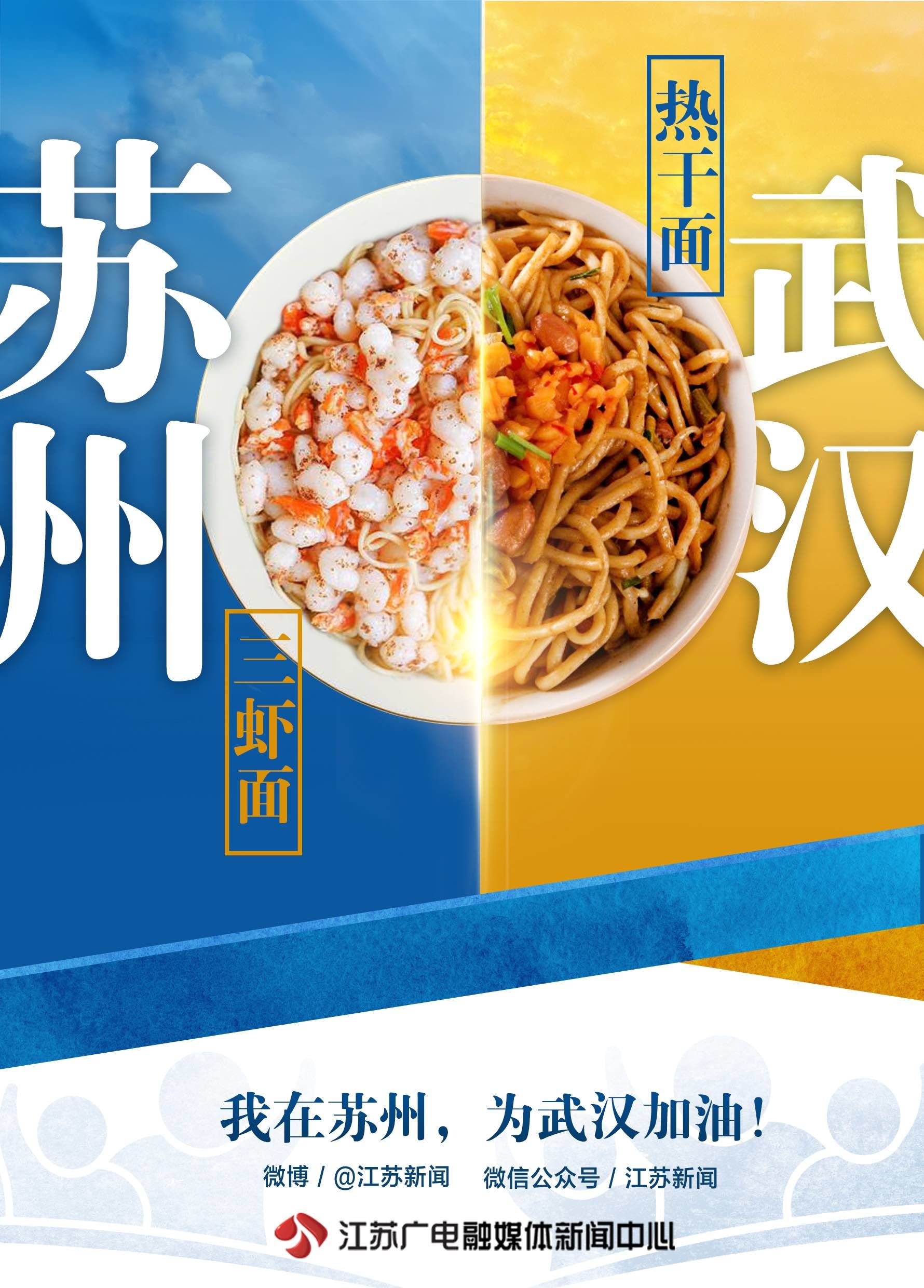 江苏美食为武汉加油！熟悉的味道，美好的祝福！