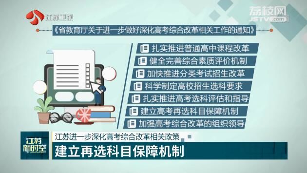 高考■江苏进一步深化高考综合改革相关政策