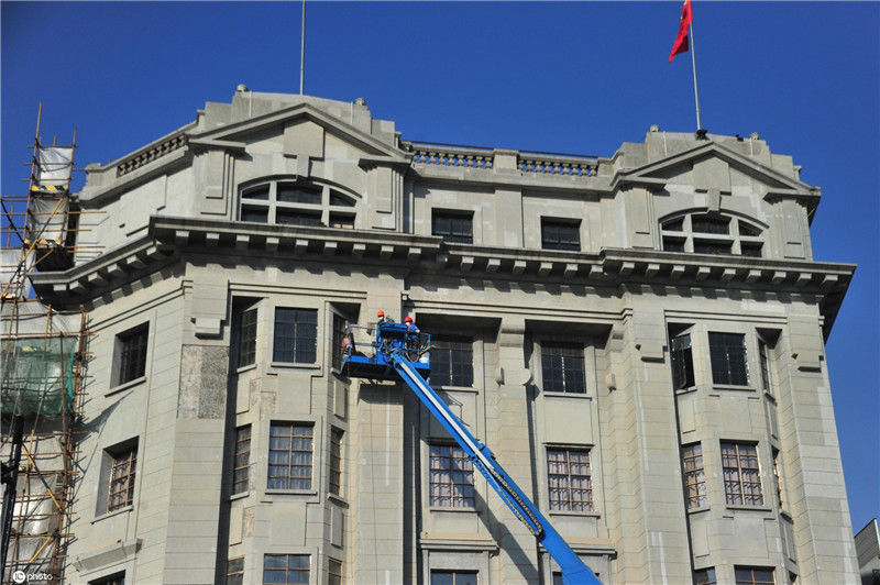 保护优秀老建筑 上海外滩5号外立面整体修缮