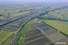 Aerial photo taken on May 12, 2020 shows a crayfish breeding industrial park in Jinhu County, east China's Jiangsu Province. Crayfish is one of its popular aquatic products and its output value reached 400 million yuan (about 56.4 million U.S. dollars) with a production volume around 10,000 tons in 2019. Meanwhile over 80,000 local residents are engaged in crayfish-related industries. (Xinhua/Ji Chunpeng)