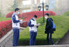 4月15日，青岛。校园内，学生进行二次登记。杨博文/IC photo
