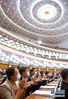 5月28日，第十三届全国人民代表大会第三次会议在北京人民大会堂举行闭幕会。 新华社记者 鞠鹏 摄
