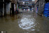 2020年6月27日，湖北省宜昌市普降暴雨，城区东山大道路段积水。来源：IC photo
