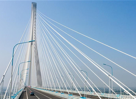 Bridge linking Nantong and Zhangjiagang opens to traffic on July 1