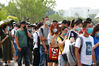 2020年7月12日，吉林省长春市，吉林省图书馆门前，一大早市民排起长队。来源：IC photo