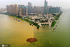 近期，浏阳受强降雨影响出现山洪，导致浏阳河是黄色的，湘江是清的。