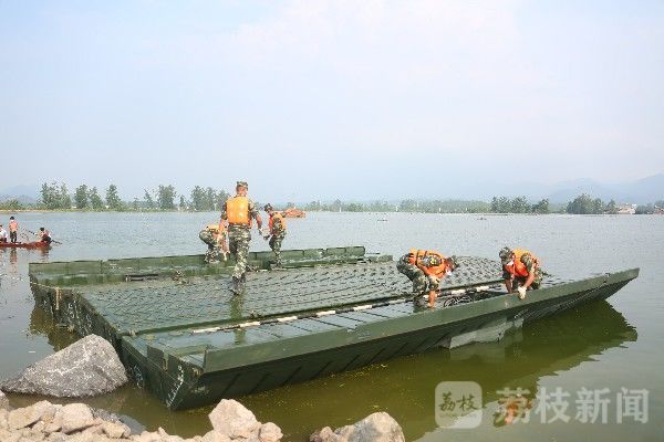 溃口|湖北阳新多处发生溃口,武警官兵紧急驰援|荔枝军事