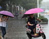 2020年7月28日上午10时左右，南京大雨滂沱。
