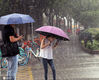 2020年7月28日上午10时左右，南京大雨滂沱。
