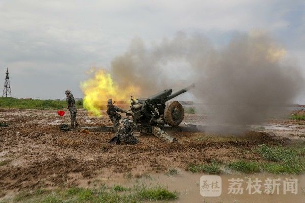 火力|鏖战渤海湾 炮兵火力全开|荔枝军事