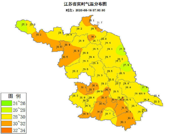 江苏■又将是“热浪滚滚”的一天！未来三天江苏持续高温