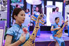 Exhibitors present a cheongsam show at the Suzhou Creative & Design Cultural Industry Expo in Suzhou, East China's Jiangsu province, July 31, 2020. The 9th China Suzhou Creative & Design Cultural Industry Expo with the theme of 