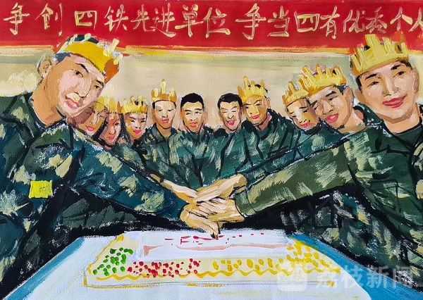 军旅|用画笔定格那些难忘的军旅瞬间|荔枝军事