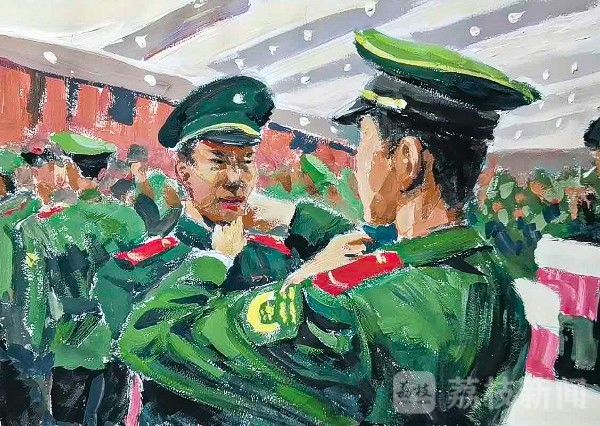 军旅|用画笔定格那些难忘的军旅瞬间|荔枝军事