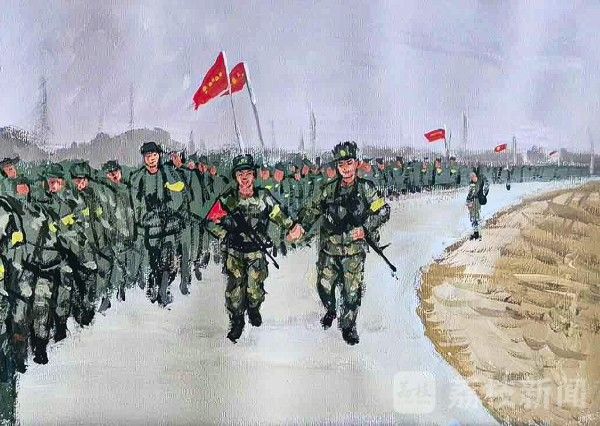军旅|用画笔定格那些难忘的军旅瞬间|荔枝军事